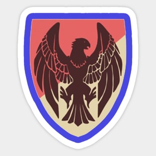 Black Eagles Crest Sticker